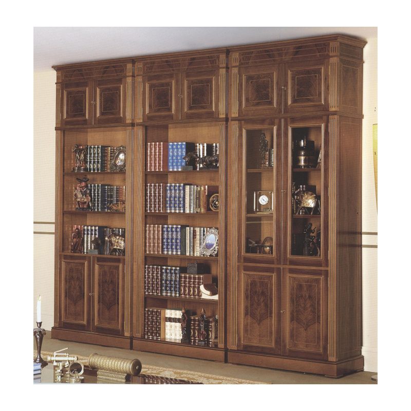 ψηλή νεοκλασική βιβλιοθήκη