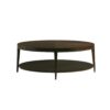 ξύλινο οβάλ coffee table