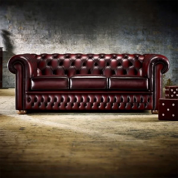 τριθέσιος chesterfield καναπές