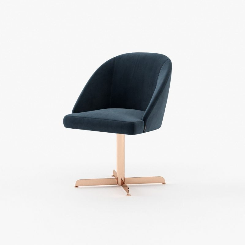 καρέκλα γραφείου με μεταλλική βάση