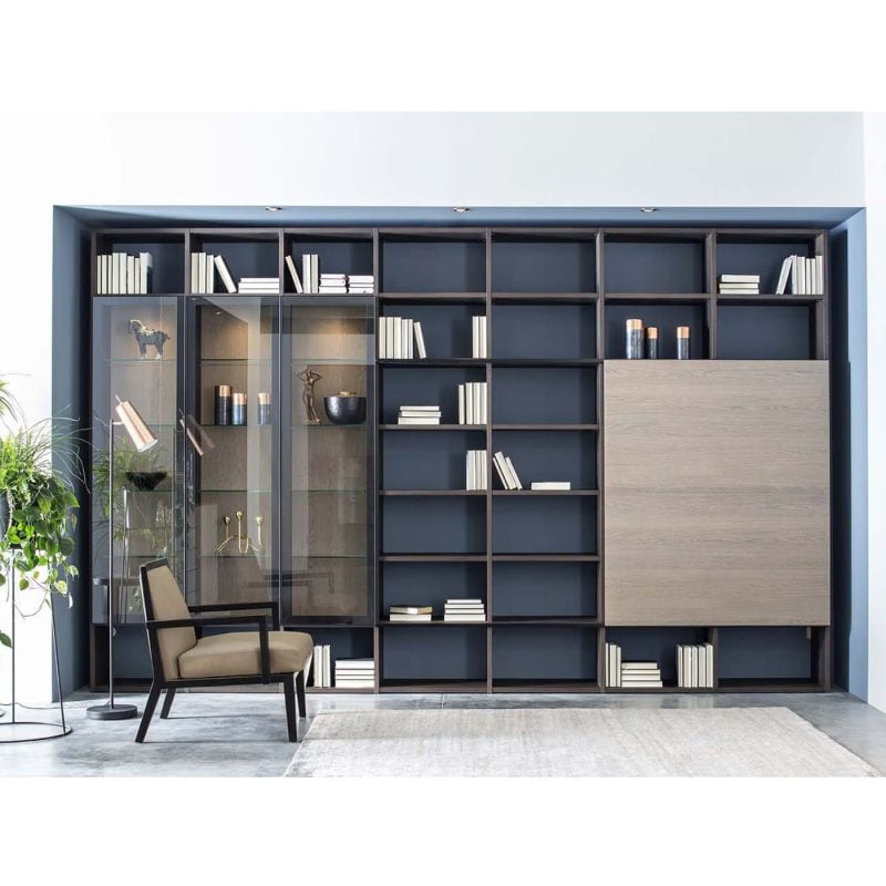 MYSTICA Βιβλιοθήκηβιβλιοθήκη με βιτρίνες