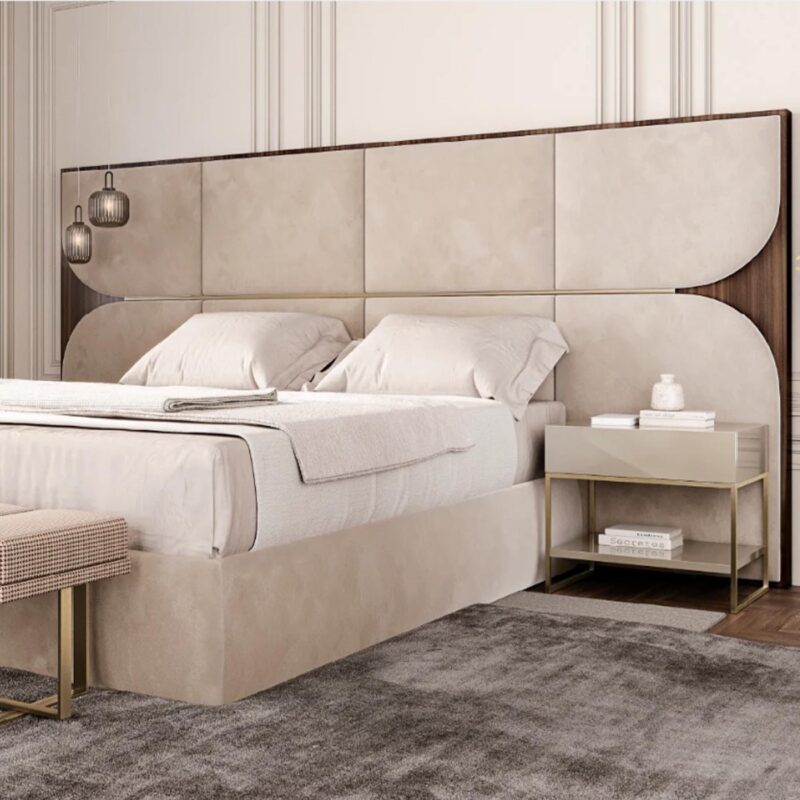 SAKYA Κρεβάτικρεβάτι με μεγάλο κεφαλάρι